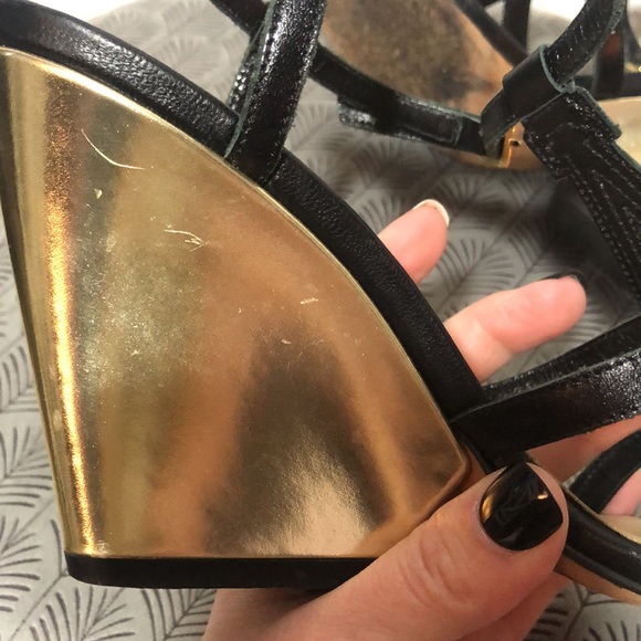 Kate Spade eiffel tower wedge sandals - Picture 11 of 14
